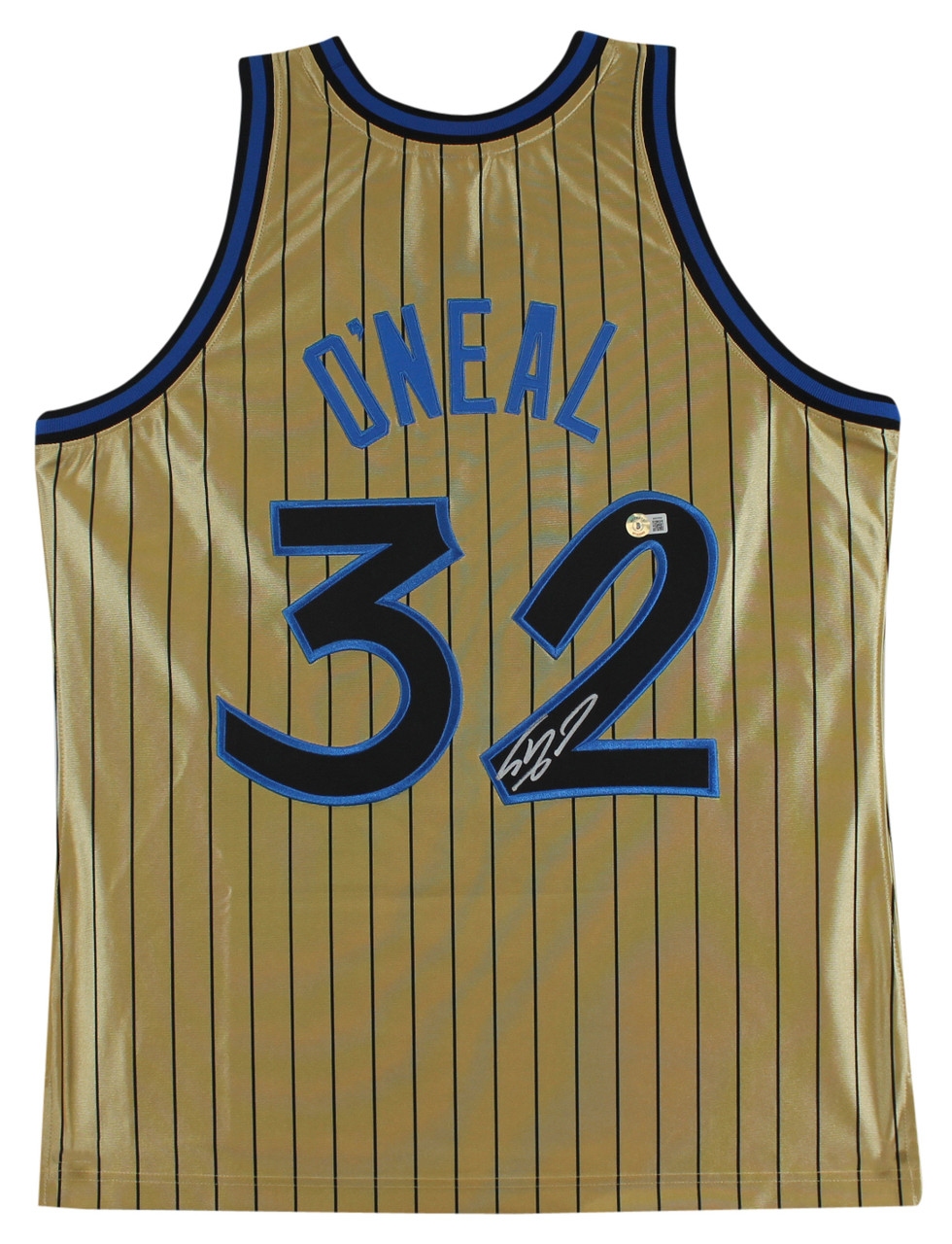 Shaquille O'Neal Signed Lakers Blue 96-97 Mitchell & Ness Basketball Jersey  BAS