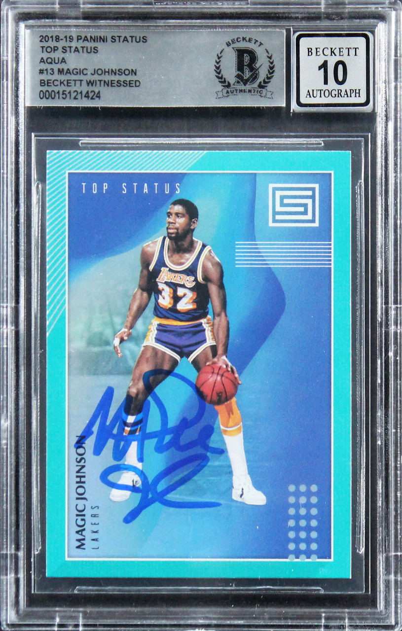 Panini Magic Johnson auto /35