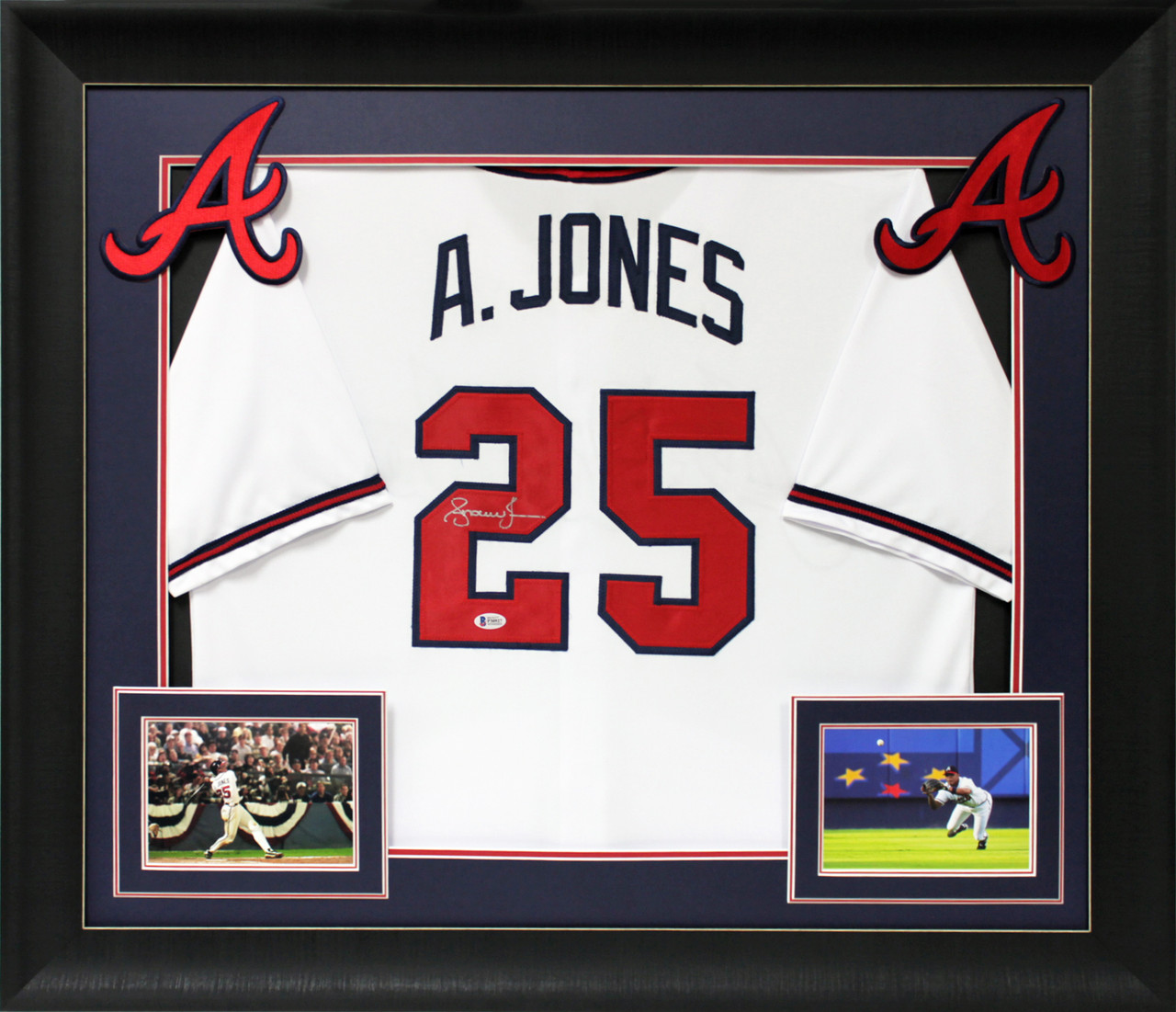Tom Glavine Framed Signed Jersey JSA Autographed Atlanta Braves