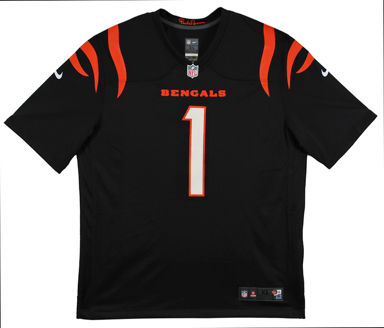 Men's Cincinnati Bengals #1 Ja'Marr Chase Nike Black 2021 NFL