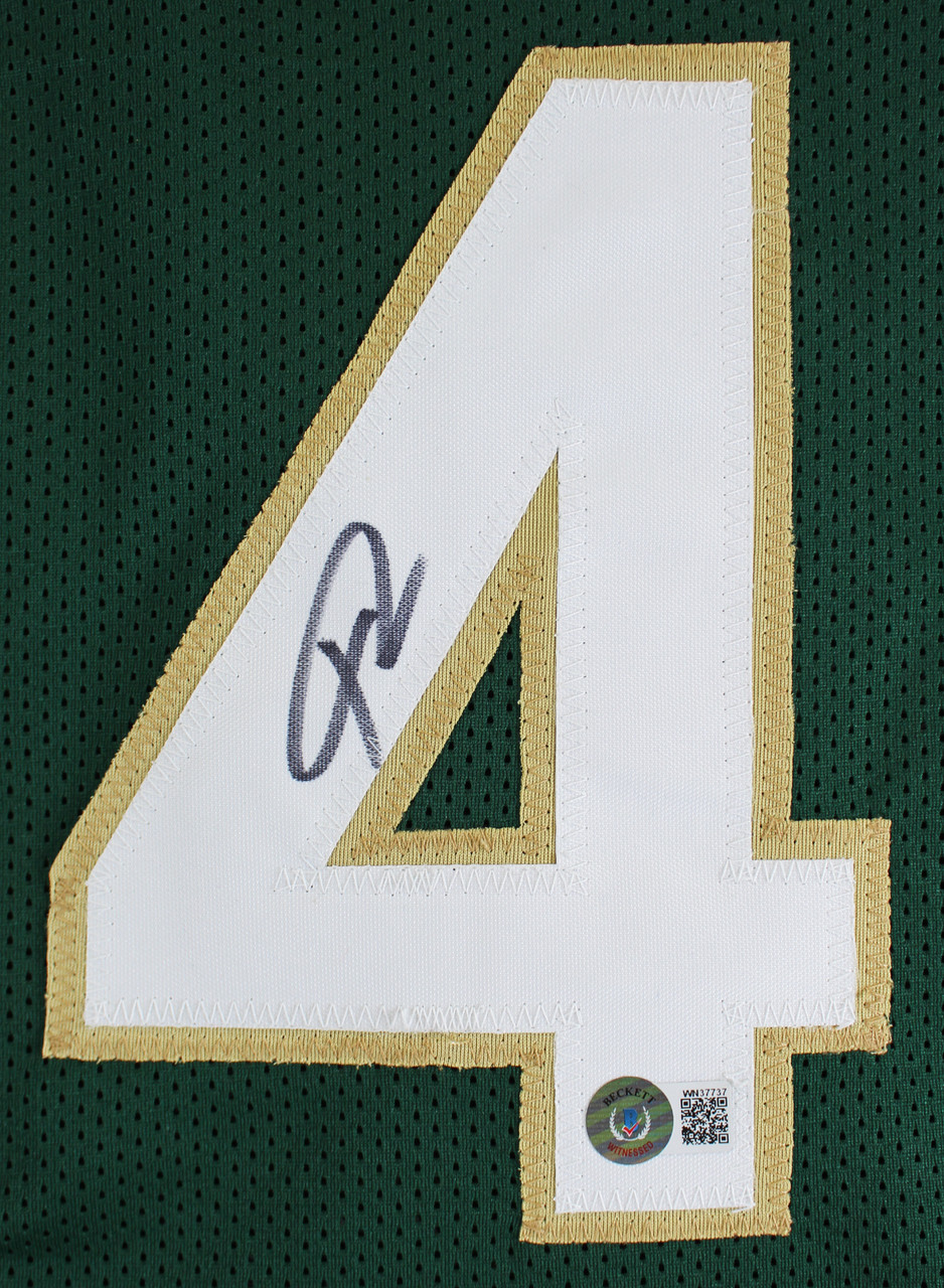 Giannis Antetokounmpo Milwaukee Bucks Signed & Framed Pro Style Jersey  (Beckett)