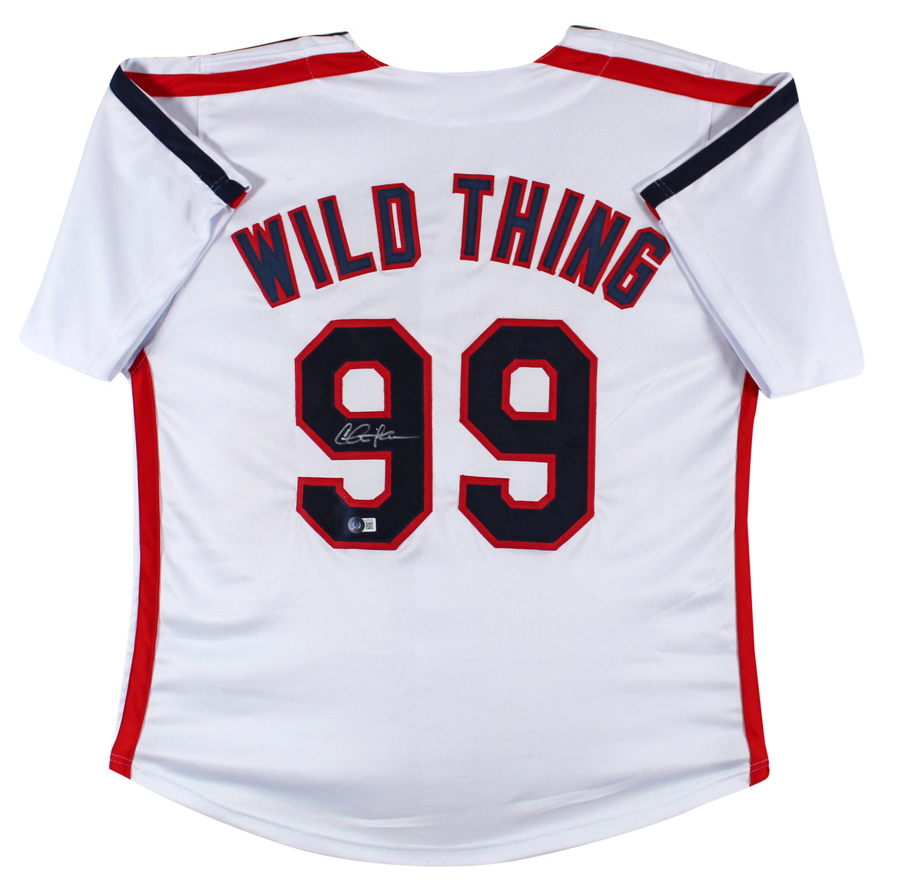 Charlie Sheen Major League Signed White Wild Thing Pro Style