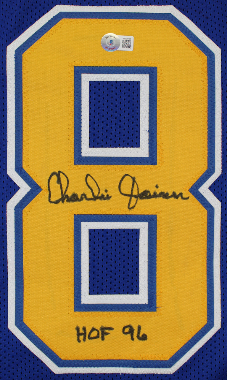 Charlie Joiner Autographed & Framed Navy San Diego Chargers Jersey