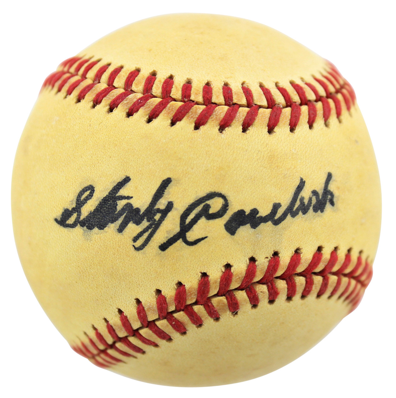 Bob Feller Signed OML Baseball (PSA)