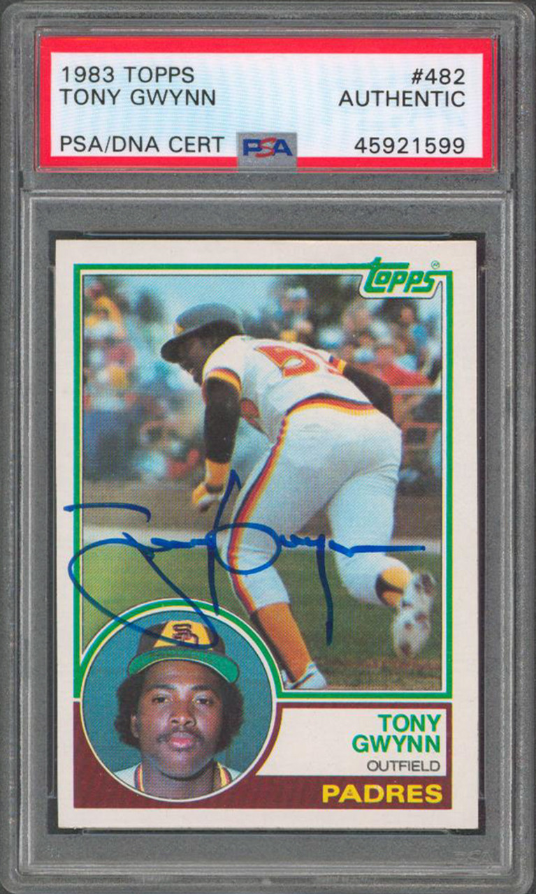 San Diego Padres Tony Gwynn Autographed Framed White