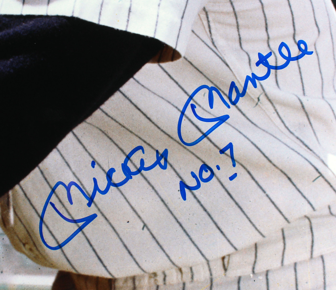 Mickey Mantle Signed No. 7 Autographed 8x10 Baseball Photo PSA Auto Grade 10