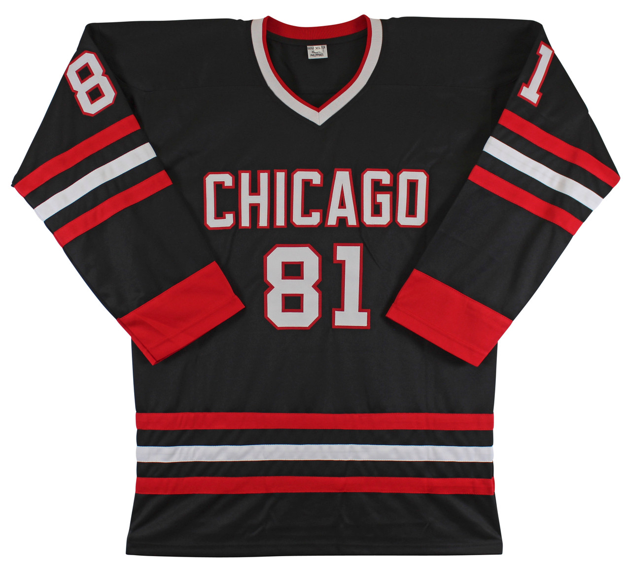 Chicago Blackhawks Marian Hossa Black T Shirt Jersey