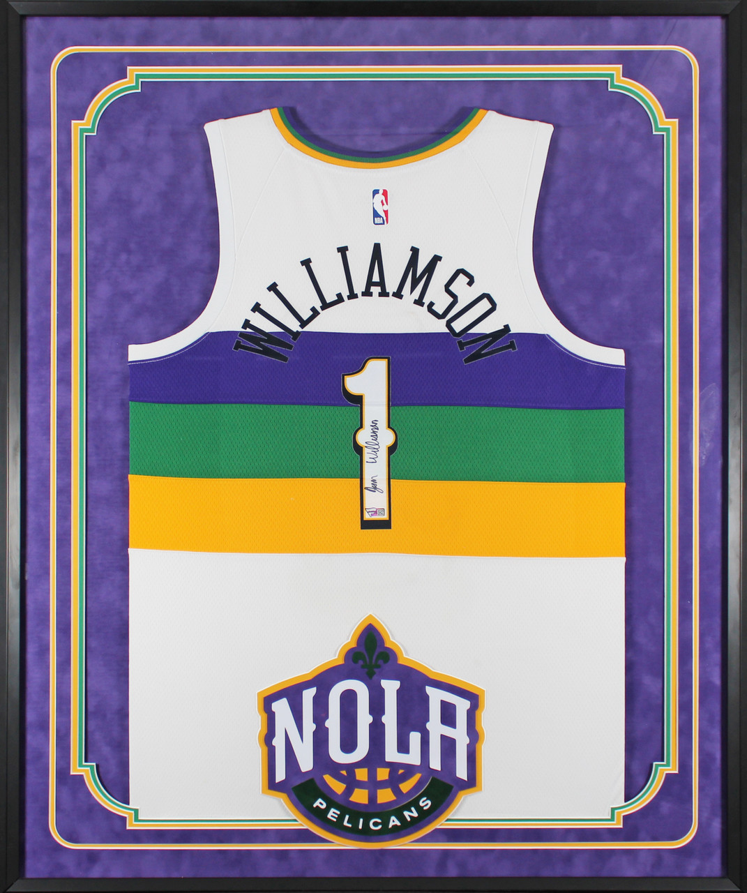 Zion Williamson New Orleans Pelicans Autographed Authentic NBA