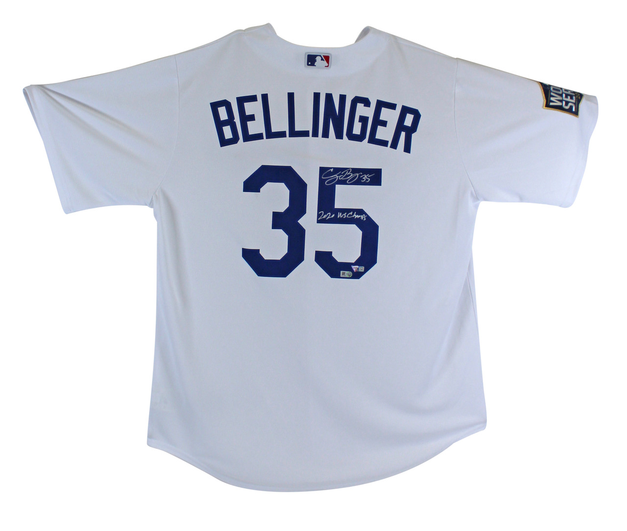 Fanatics Authentic Cody Bellinger Los Angeles Dodgers Autographed 2020 MLB World Series Champions Nike White Authentic Logo Jersey