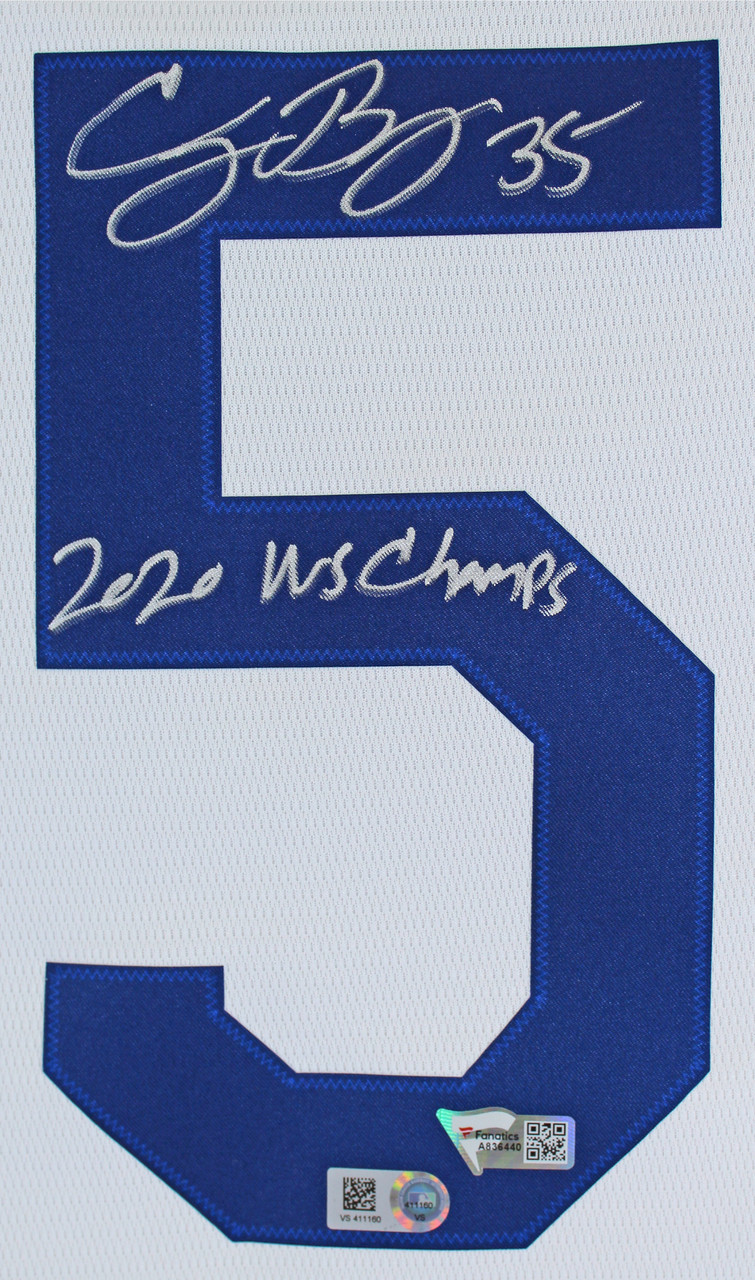 Clayton Kershaw Signed Dodgers Jersey with 2020 World Series Patch  (Fanatics Hologram)