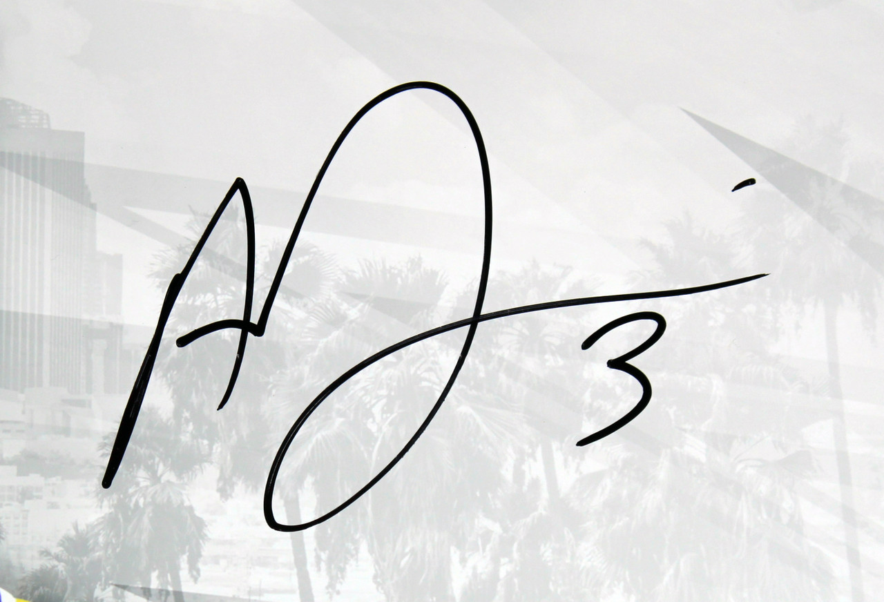 Wizards Michael Jordan Authentic Signed Blue Away Framed Jersey UDA  #BAH88687