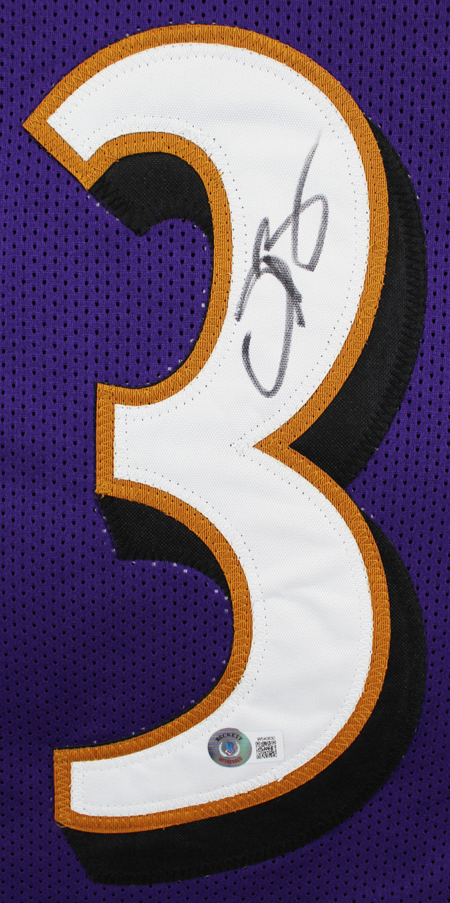  Odell Beckham Jr Autographed Purple LSU Jersey