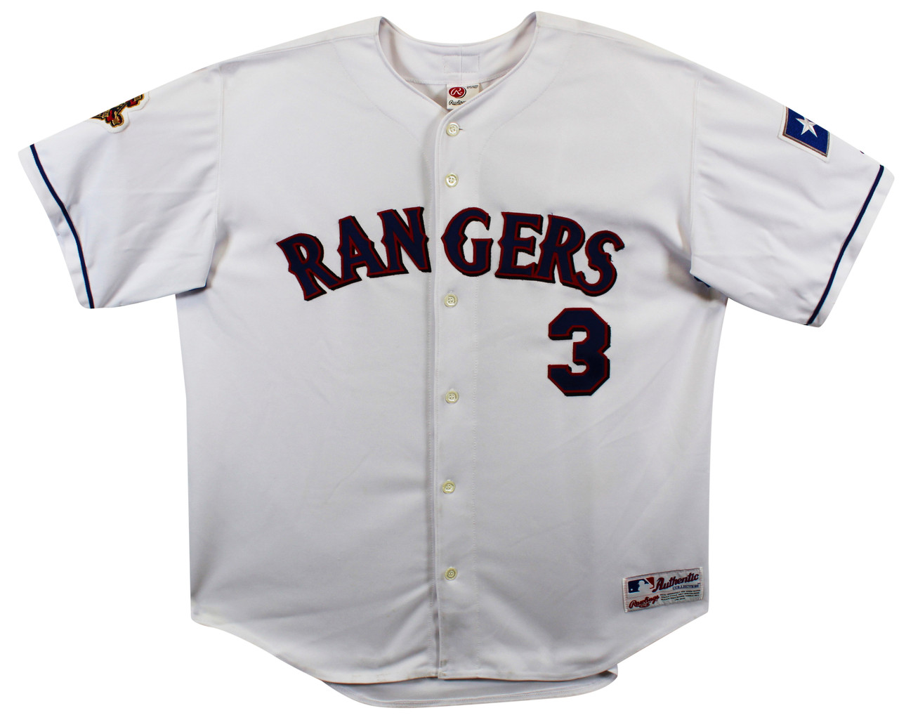 Rangers Alex Rodriguez Signed White Russell Athletic Jersey BAS