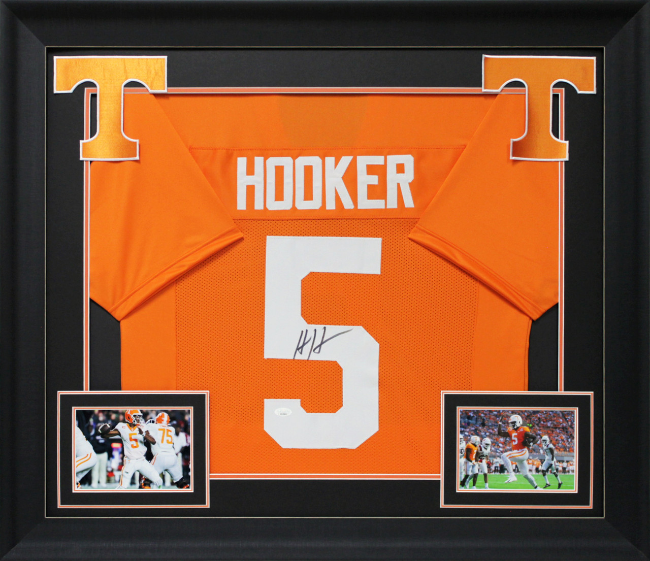 Tennessee Hendon Hooker Authentic Signed Orange Pro Style Framed Jersey JSA  Wit