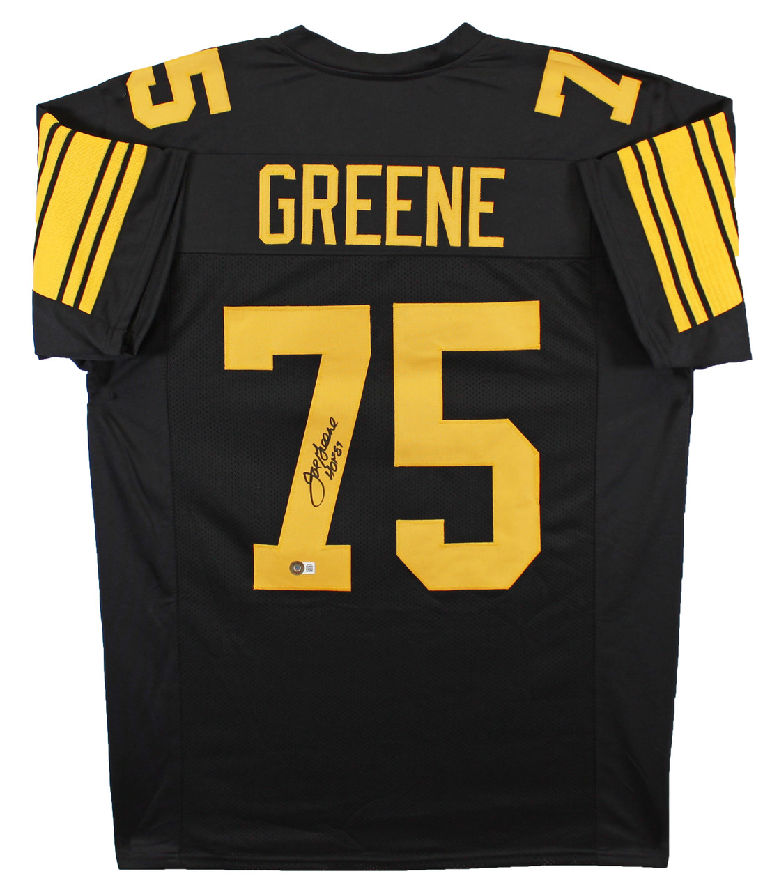 Joe Greene Autographed and Framed White Steelers Jersey