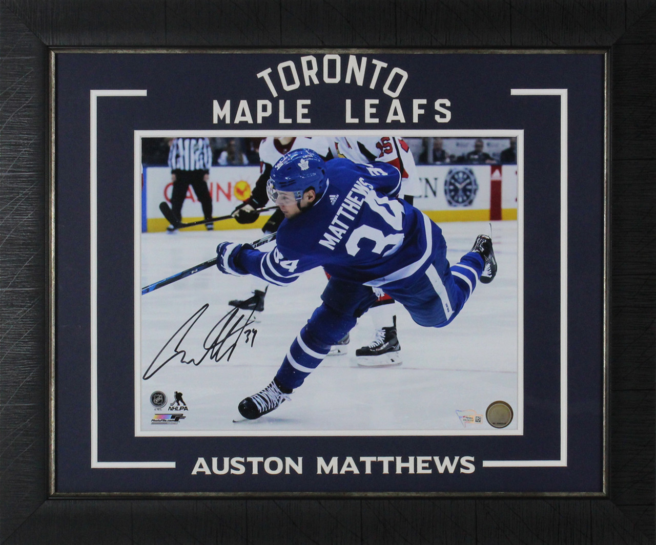 Auston Matthews Toronto Maple Leafs Signed Jersey NHL Hockey