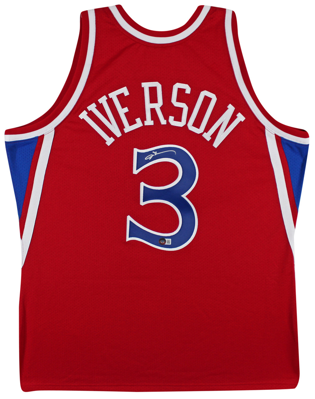 100% Authentic Mitchell Ness Allen Iverson 96 97 Sixers Jersey