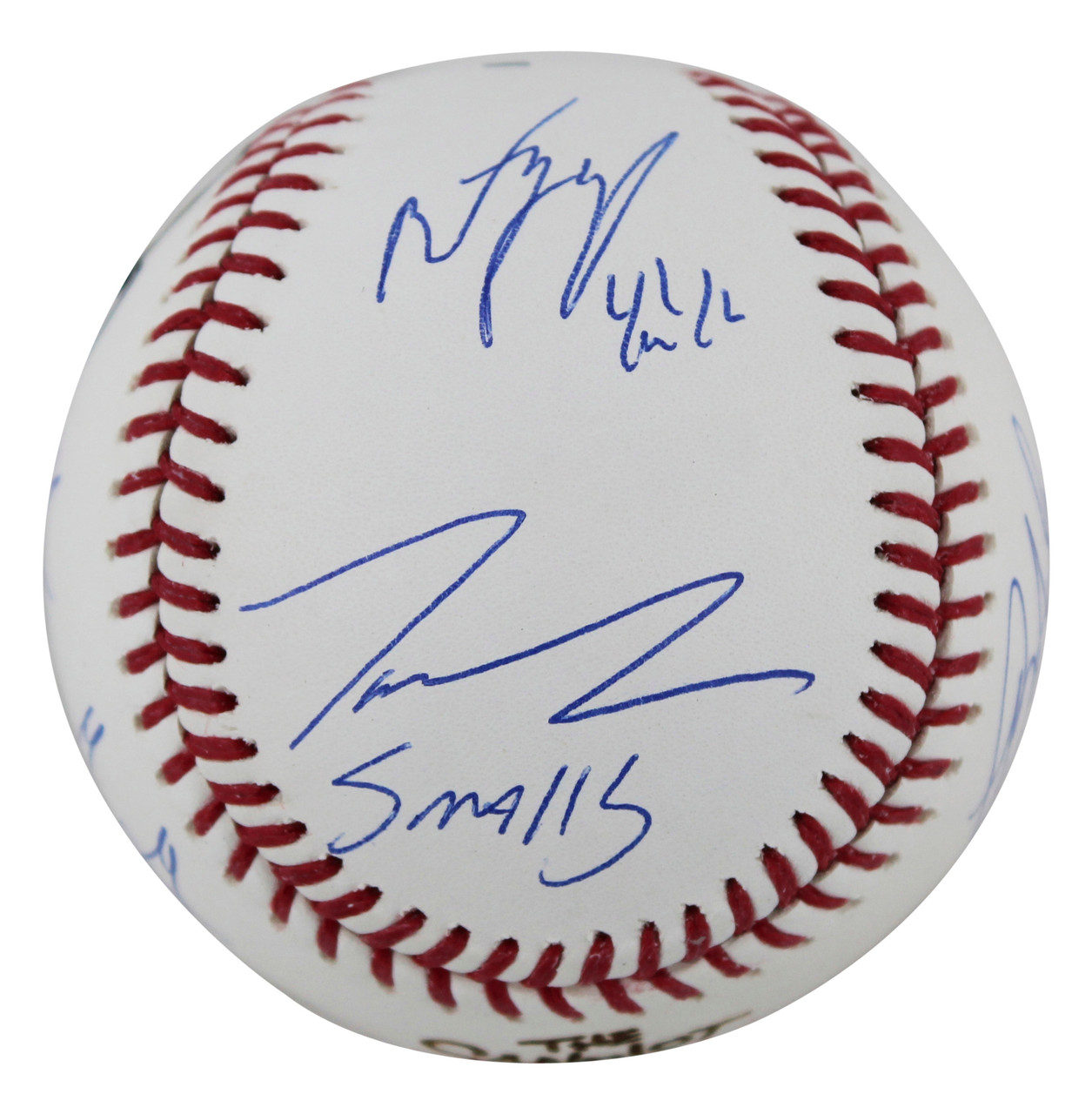 Sandlot (7) Guiry, Leopardi, Adams +4 Signed Sandlot Baseball w/ Character  BAS