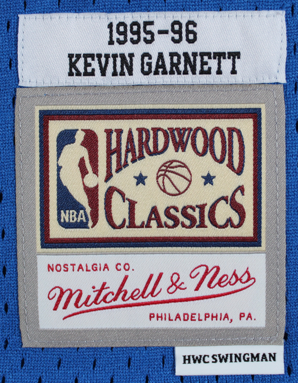 Kevin Garnett Minnesota Timberwolves Autographed Blue Mitchell
