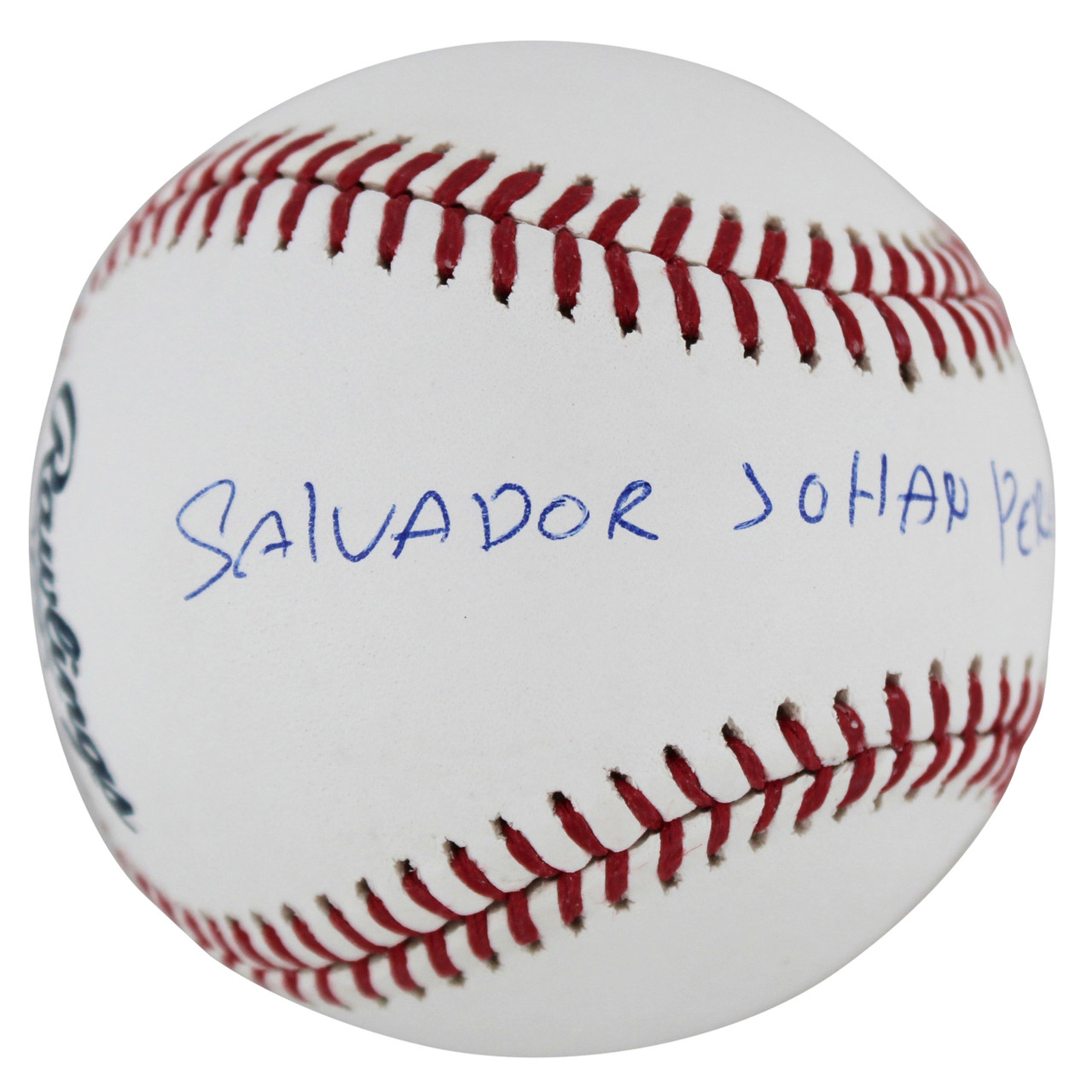 Kansas City Royals Salvador Perez Autographed Pro Style White