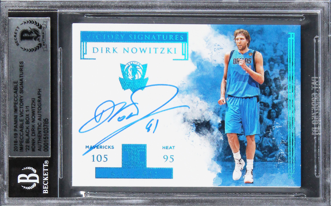 Dirk Nowitzki Autographed and Framed Dallas Mavericks Jersey