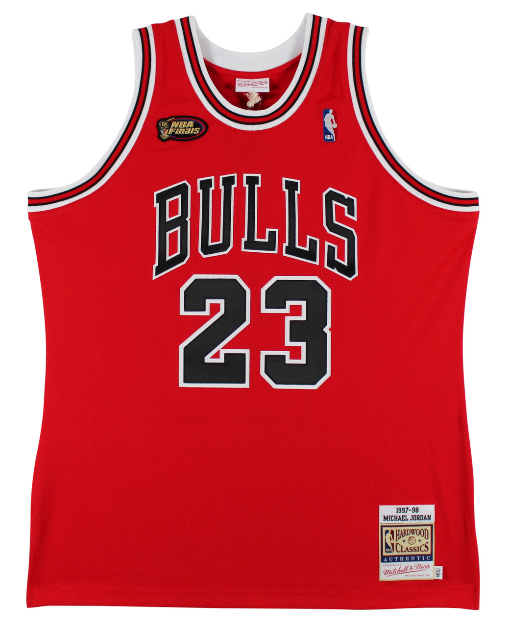 Michael Jordan 1997-98 Chicago Bulls NBA Finals Nike Authentic Jersey Size  50