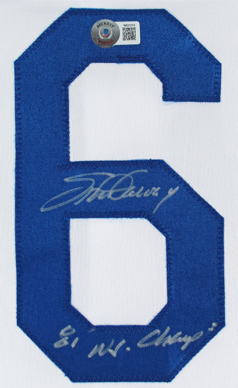 Steve Garvey Autographed and Framed Los Angeles Dodgers Jersey