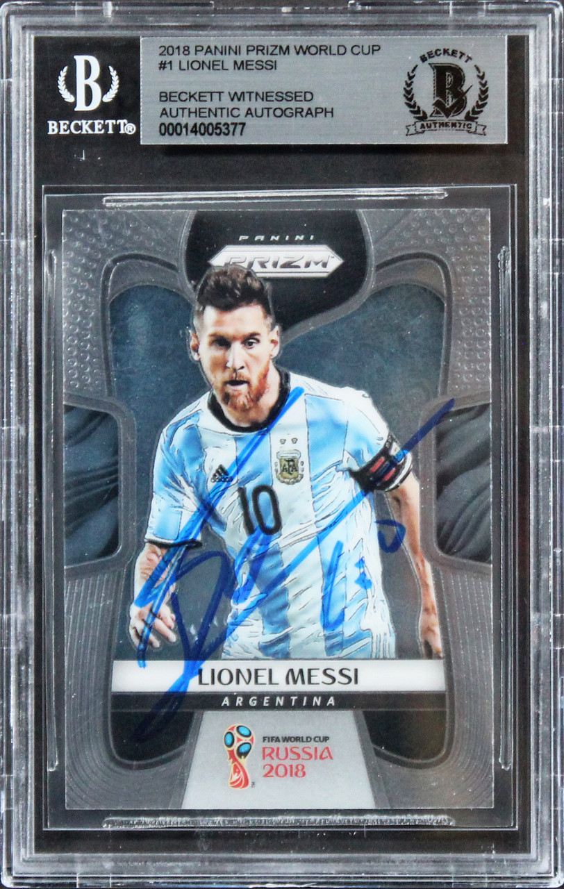 【得価最安値】★★★PANINI FIFA 2018 Prizm World Cup Soccer - Lionel Messi / Argentina / Mojo Prizm ★★★ その他