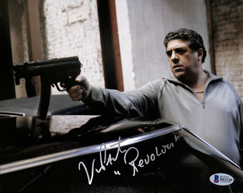 Vincent Pastore "Revolver" Authentic Signed 8x10 Photo Autographed BAS #H62128