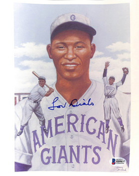 American Giants Lou Dials Authentic Signed 8x10 Photo Autographed BAS #H89837