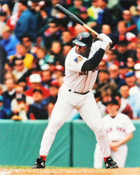 Red Sox Mo Vaughn Lot of (2) Photofile 16x20 Photos Un-signed