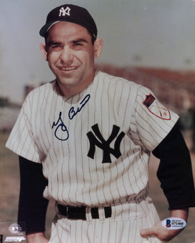 Yankees Yogi Berra Authentic Signed 8x10 Photo Autographed BAS #S71460