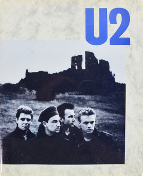 U2 (5) Bono x2, The Edge,  Clayton &  Mullen Signed Tour Program BAS #A89677