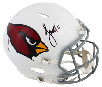 Cardinals Larry Fitzgerald Signed Full Size Speed Proline Helmet BAS Witnessed