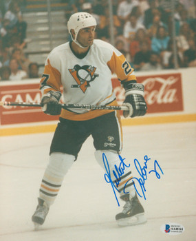 Penguins Gilbert Delorme Authentic Signed 8x10 Photo Autographed BAS #AA48161
