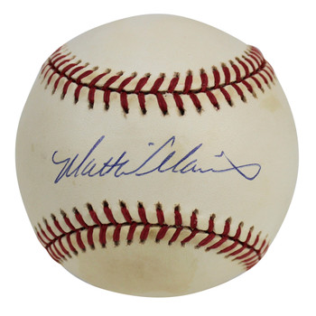 Giants Matt Williams Authentic Signed Coleman Onl Baseball BAS #H91160