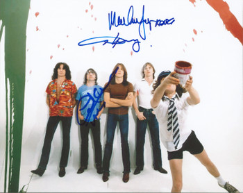AC/DC Angus Young, Malcolm Young & Cliff Williams Signed 8x10 Photo BAS #AB14376