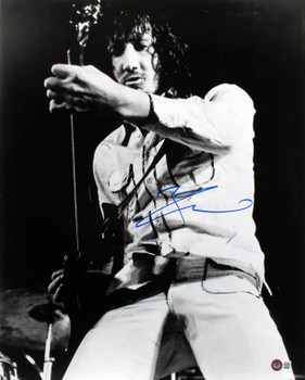 Pete Townshend The Who Authentic Signed 16x20 Black & White Photo BAS #BC13610
