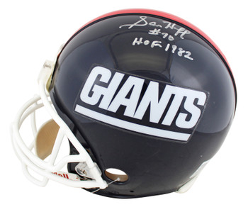 Giants Sam Huff "HOF 1982" Authentic Signed Full Size Proline Helmet PSA #N97903