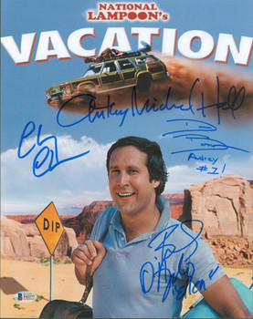 Vacation (4) Chase, D'Angelo, Hall & Barron Signed 11x14 Photo BAS Witnessed 7