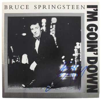 Bruce Springsteen Signed I'm Going Down Album Cover Auto Graded 10! BAS #AB77694