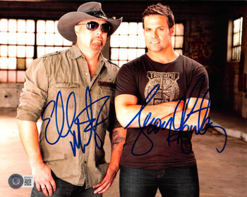 Eddie Montgomery & Troy Gentry Montgomery Gentry Signed 8x10 Photo BAS #BF88972