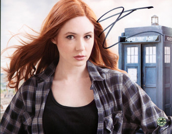 Karen Gillan Doctor Who Authentic Signed 8x10 Photo Autographed Wizard World 7