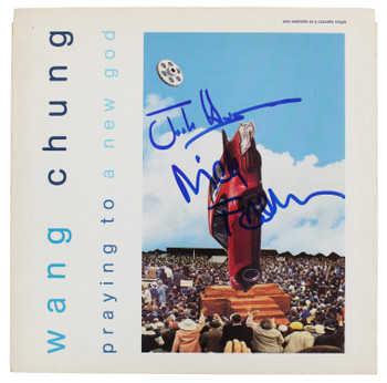 Nick Feldman & Jack Hues Signed Praying To A New God 45 RPM Album Cover BAS