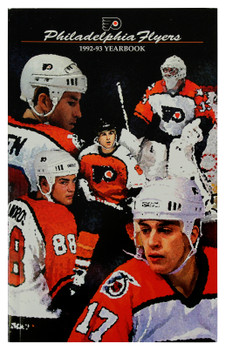 1992-93 Philadelphia Flyers Yearbook Un-signed