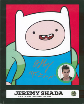 Jeremy Shada Adventure Time "Finn" Authentic Signed 8x10 Photo Wizard World 1