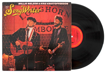 Willie Nelson Authentic Signed Songwriter Album Cover W/ Vinyl BAS #BG82239