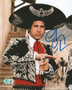 Chevy Chase Three Amigos Authentic Signed 8X10 Photo BAS Witnessed 13