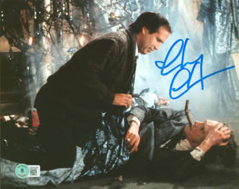 Chevy Chase Christmas Vacation Signed 8x10 Horizontal Photo w/ Lewis BAS Witness