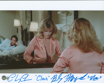 Chevy Chase & Beverly D'Angelo European Vacation Signed 11x14 Photo BAS Wit 3